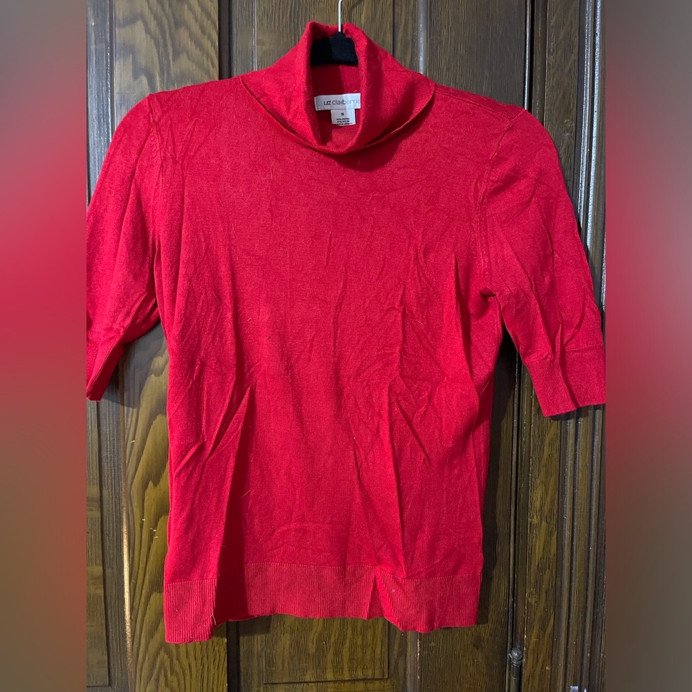 Liz Claiborne 3/4 Sleeve Turtle Neck Sweater